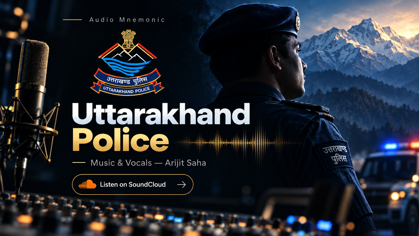 Uttarakhand Police — commercial audio project by Arijit Saha